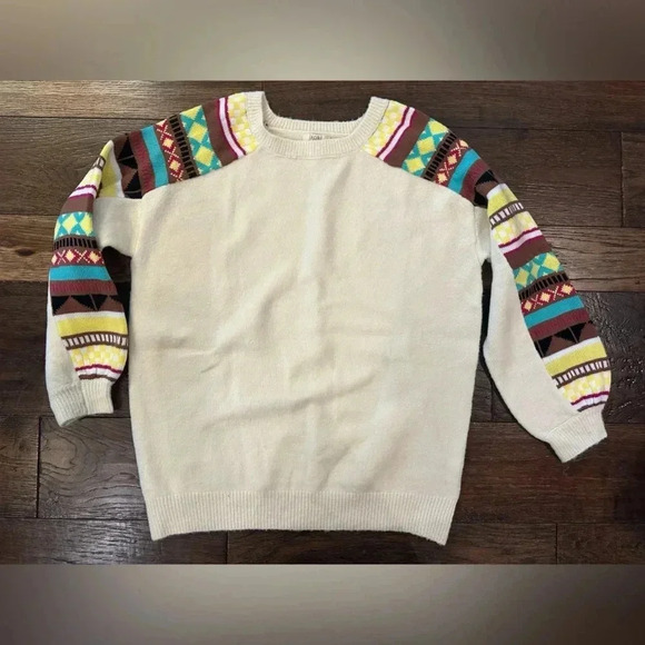 Kori America Aztec Sweater- size Small - Picture 1 of 8